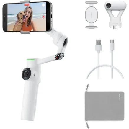 Insta360 Flow 2 Pro AI Tracker Bundle White