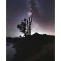 Celestron Advanced VX papildomas svoris prieš nuostabų Pūkuo galaktikos foną, gerinantis teleskopų stabilumą po žvaigždėmis