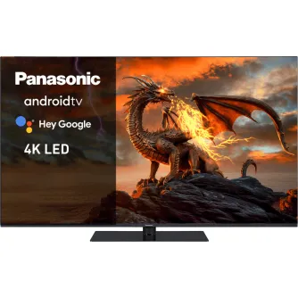 Panasonic 65 colų 4K LED Android televizorius su Google Asistentu, rodantis stulbinančius HDR vaizdus su fantastišku drakonu, idealus namų kino patirtims Panasonic 65 colų 4K LED Android televizorius su Google Asistentu, rodantis stulbinančius HDR vaizdus su fantastišku drakonu, idealus namų kino patirtims