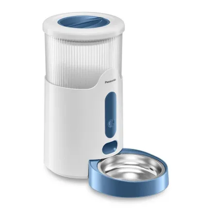 Panasonic Smart Pet Feeder - Automatic dry food dispenser, 2.8L capacity, app-co