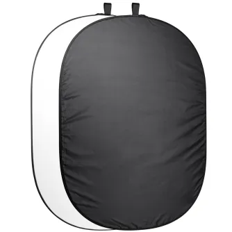 Foto foni - walimex pro Foldable Background 200 x 230 black/white - ātri pasūtīt no ražotāja