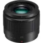 Panasonic Lumix G 25mm f/1.7 ASPH. objektyvas su aiškiu priekinio elemento, tekstūrine fokuso žiedu ir diafragma portretams ir vaizdo filmavimui.