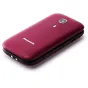 Panasonic KX-TU400EXR raudonas mobilus telefonas su 2,4 colio ekranu, užpakaline kamera ir tvirtu dizainu