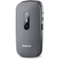 Panasonic KX-TU446EXG smūgiams atlaikantis mobilusis telefonas su didelėmis mygtukais, tvirtu dizainu ir gerai matoma nugarinė pusė