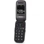 Panasonic KX-TU446EXR smūgiams atsparus flip telefonas su 2,4 colių ekranu, didelėmis lengvai skaitomomis klavišais ir tvirtu dizainu ilgam budėjimo laikui