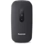 Panasonic KX-TU446EXB juodas bevielis telefonas su smūgiams atspariu dizainu ir ilgu budėjimo laiką - galinis vaizdas