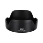 JJC LH-EW53B atvirkštinė objektyvo apsauga Canon RF-S 10-18mm su baioneto montu, matinė vidinė apdaila ir juoda ABS medžiaga