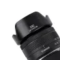 JJC EW-53B objektyvo apsauga Canon RF-S 10-18mm su bajoneto tvirtinimu, matine vidine apdaila ir matavimo žymėmis.