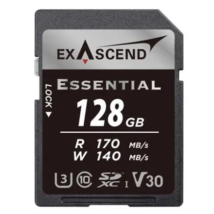 Exascend Essential UHS-I SD card V30 128GB