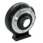 Metabones Leica R prie BMPCC greitaveikio adaptorius 0.58 su matine juoda apdaila ir precizių varinių optinių elementų, su nuimamu Arca suderinamu statyvu