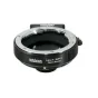 Metabones Leica R į BMPCC greičio stiprintuvas su 0.58 mažinimo koeficientu, juodas matinis apdailos variantas, su nuimamu Arca suderinamu trikojiniu pėdgalio stabiliai montuoti.