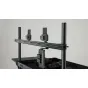 Tilta Boulder Camera Cart XL juoda sunki stalių su 500 kg nešimo talpa, sustiprintu plieniniu rėmu, viršutine ir apatine lentynomis, 10 colių ratais ir profesionaliais kamerų įrenginiais filmavimui