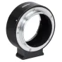 Metabones Leica R objektyvo adapteris Canon RF kameroms su nuimamu Arca tipo statyvu, satino apdaila iš žalvario ir aliuminio konstrukcija, užtikrinanti objektyvų suderinamumą