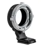 Metabones ARRI PL objektyvo prie Fujifilm G-mount adaptorius su nuimamu Arca-tipo statyvu, satininis chromo apdaila, šoninis vaizdas