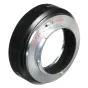 Metabones Contax G į Sony E-mount T adaptorius su satininiu juodu apdailu ir preciziškai pagaminta vario konstrukcija, su rankiniu fokuso žiedu ir apsiuvtu vidiniu paviršiumi, sumažinančiu blizgesį