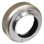 Metabones Contax G į Sony E-mount auksinis adapteris su preciziškai pagaminta varine konstrukcija, rankiniu užrakto mechanizmu ir flokštais vidiniu, sumažinančiu blizgesį