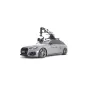 Tilta Hydra Arm Mini Basic Kit V Mount sumontuotas ant Audi automobilio profesionaliai kamerų stabilizacijai ir filmavimui