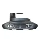 TelyCam Vision+ SE PTZ kameros užpakalinė dalis su HDMI, NDI|HX, RS232 ir garso įėjimo prijungimais, skirta profesionaliam 4K tiesioginiam transliavimui ir laidai
