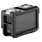 Tilta Full Camera Cage for DJI Osmo Action 5 Pro - juodas tvirtas apsauginis rėmas su magnetiniu filtrų laikikliu, greitu baterijų keitimu, šviesos šviesos laikikliu ir 1/4-20 sriegio vieta šone