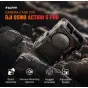 Tilta tvirtas kameros dėklas DJI Osmo Action 5 Pro juodame atspalvyje su magnetiniu filtrų tvirtinimu, greitu baterijos keitimu, šaltuoju šuoliu ir 1/4-20 sriegio tvirtinimui