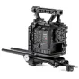 Tilta ES-T22-B Canon C400 kameros modulinis tiltas su viršutine rankena, šoninėmis plokštėmis, Manfrotto pagrindine plokšte ir 15 mm strypais profesionaliam montavimui