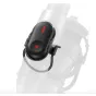Insta360 Mini nuotolinis valdymas prietais INST11069 su 360 laipsnių sukimosi pagrindu ir viena raudona mygtuku, skirtu kameros valdymui be rankų.