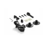 Insta360 Motorcycle Package V2 pilnas montavimo įrangos komplektas su vairų tvirtinimo įtaisais, klijuojamais šalmo tvirtinimais, slidinčiais žiedais, adapteriais ir montavimo įrankiais saugiai kamerai pritvirtinti