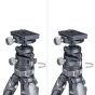 SmallRig AP-02 4222 lengvas kelionės statyvas su skysčio galva ir greito atlaisvinimo plokšte, reguliuojami kampai įvairioms kameroms