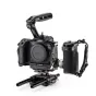 Tilta kameros karkasas su aušinimo sistema Canon R5 Mark II, su šonine rankena su baterija, viršutine rankena ir reguliuojamu pagrindu profesionaliam vaizdo kūrėjams.