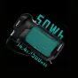 Tilta Canon R5 Mark II kameros šarvas su pažangia aušinimo sistema ir 50 Wh baterijos talpa, rodomas iš šoninio viršaus su 14.4V 3500mAh galios informacija
