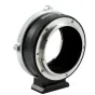 Metabones Contax Yashica CY į Nikon Z-mount adaptorius su nuimamu Arca tipo statyvo pėda, matinė juoda ir chromuota apdaila