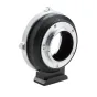 Metabones Contax Yashica į M43 T Cine adapteris - preciziškas aliuminio ir vario kinematografinis objektyvų montavimo adapteris su tvirtu užrakto mechanizmu ir Arca suderinamu stoviklio pėdute