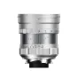 Thypoch DZO Simera 21mm f1.4 sidabrinis objektyvas Leica M montavimui su prijungtu skliautu ir diafragmos bei fokuso skalėmis