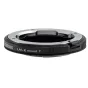 Metabones juodas Leica M prie Sony E-mount T adapteris su raižytu rankena ir flokšiniu vidumi, sumažinančiu atspindžius, preciziška vario konstrukcija