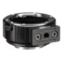 Metabones adapteris nuo Leica R objektyvų prie Fujifilm X-mount kamerų su nuimamu Arca tipo statyvu, pagamintas iš vario ir su antišviesos apdaila viduje.