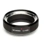 Metabones Leica S į Hasselblad V objektyvų adapteris LS-Hass su satininiu vario apdaila ir raudonu nustatymo tašku preciziškai prijungti objektyvus.