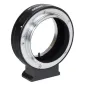 Metabones Minolta MD objektyvų prijungimo prietaisas Canon RF kameroms su nuimamu Arca tipo stovinimo pėdute, varinio pagrindo, chromuoto apdailos ir flokine interjero konstrukcija, kad sumažintų atspindžius