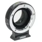 Metabones adapteris Minolta MD objektyvams prie Micro Four Thirds kamerų su 0.71x greičio stiprintuvu, juodas matinis apipavidalinimas, su preciziškai apdirbtu vario konstrukcija ir nuimamu Arca-tipo trikojiniu pėdute