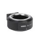 Metabones Minolta MD į Nikon Z montą adaptorius su Arca tipo statyvinės kojytės, juodo ir metalinio apdailos, su elektroniniu diafragmos valdymu