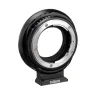 Metabones Nikon F-Mount G-Type į Fujifilm G-Mount adapteris su rankiniu diafragmos valdymo žiedu ir nuimamu Arca-tipo trikojės pėda.