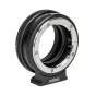 Metabones Nikon G į L montą adapteris su bekliksiniu diafragmos žiedu ir nuimamu Arca tipo fotografijos stovu, juodas matinis apipavidalinimas