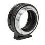 Metabones Nikon G į L-mount adapteris su bekliukiniu diafragmos žiedu ir nuimama Arca-tipo fotografijos statyvo pėdute, juodas matinis apdaila