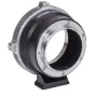 Metabones PL į Nikon Z adapteris su nuimamu Arca tipo statyvu, chromuotu preciziškai apdirbtu žiedu ir vilna apmuštu vidumi, kad sumažintų atspindžius