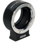Metabones juodo matine Rollei QBM į Sony E-mount adapteris su preciziškai apdirbtu vario konstrukcija ir chromu padengimu, skirtas idealiai objektyvų suderinamumui