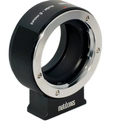 Metabones Rollei QBM to E-mount adapter Black Matt
