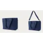 Moment Everything Travel Tote 19L tamsiai mėlynas kelioninis krepšys su paminkštintu kompiuterio skyriumi ir vandeniui atspariais užtrauktukais