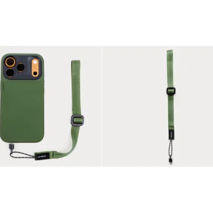 Moment Mobile Adjustable Wrist Strap Olive Green