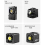 Ulanzi nešiojamas LED šviesos panele su Mini Bowens montu, su medaus struktūros tinklu ir difuzoriumi, skirta švelniai profesionaliai apšvietimui fotografijoje ir vaizdo įrašuose