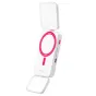 Ulanzi GL01 GlowUp Fill Light Peach Snow spalvos, kompakti prisiuvamas LED šviesos prietaisas su išplėstu apšvietimo paneliu, puikiai tinka selfiams ir vaizdo turiniui.
