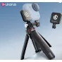 Ulanzi IN08 magnetinis adapteris GO Ultra kamerai su statyvu, rodantis saugų magnetinį tvirtinimą ir lengvą aliuminio lydinio konstrukciją vlogams ir aktyviam filmavimui.